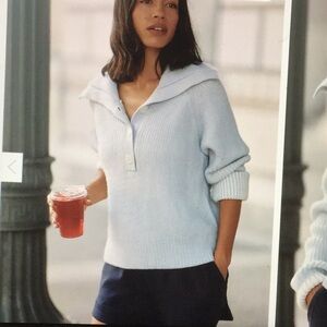 NWT Varley Filey Plated Sweater